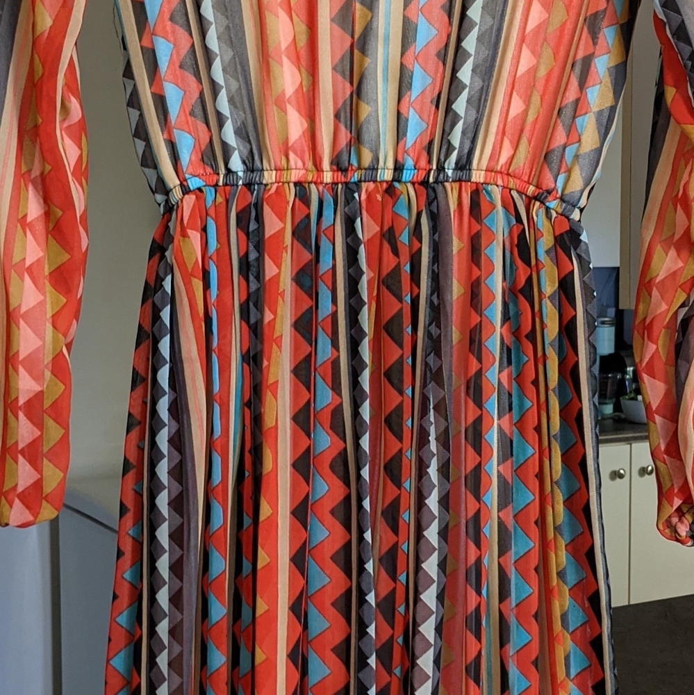 Tribal print Maxi dress